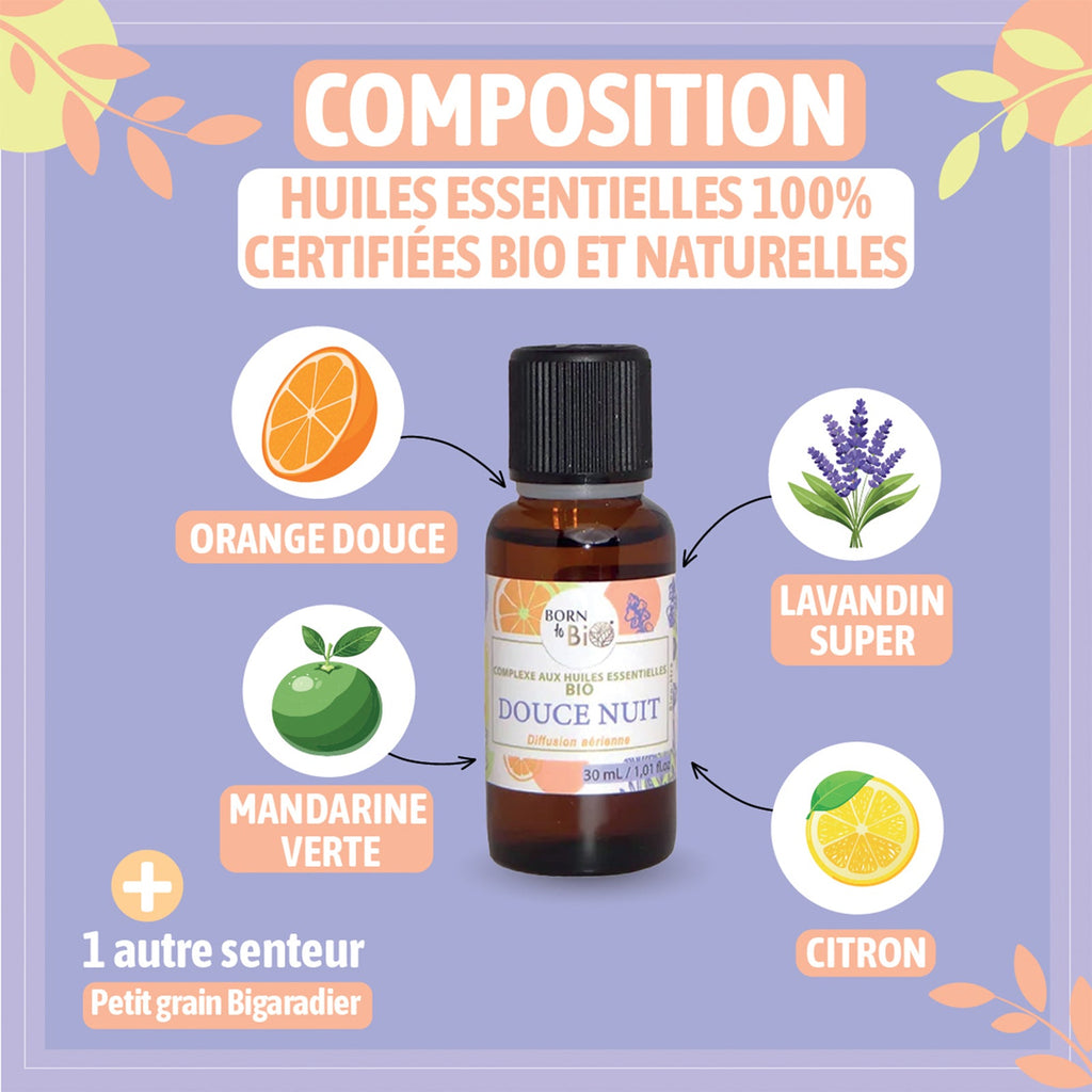 Douce nuit - Complexe aux huiles essentielles Certifiées Bio-2