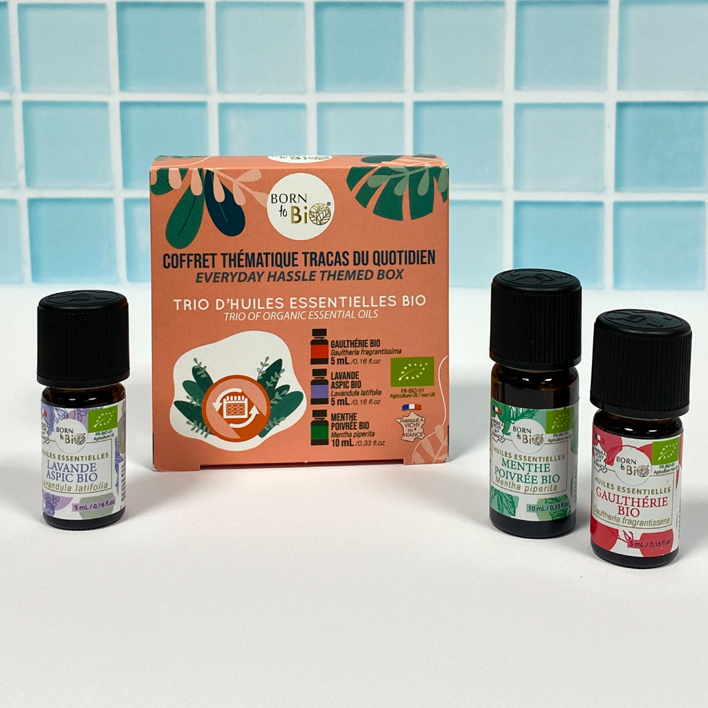 Coffret : crème visage/corps et kit d'huiles essentielles tracas du quotidien-1