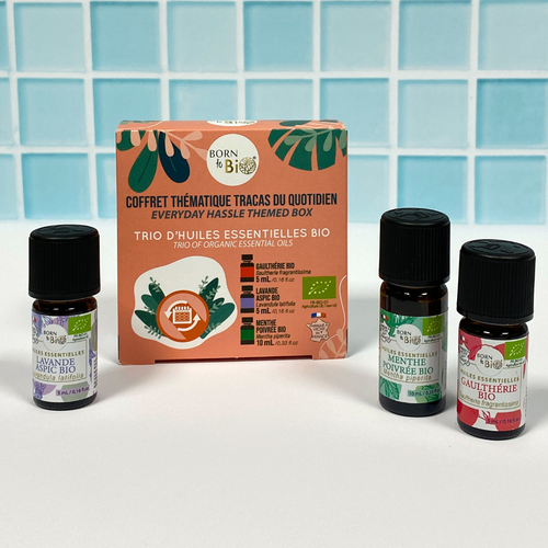 Coffret : crème visage/corps et kit d'huiles essentielles tracas du quotidien-1